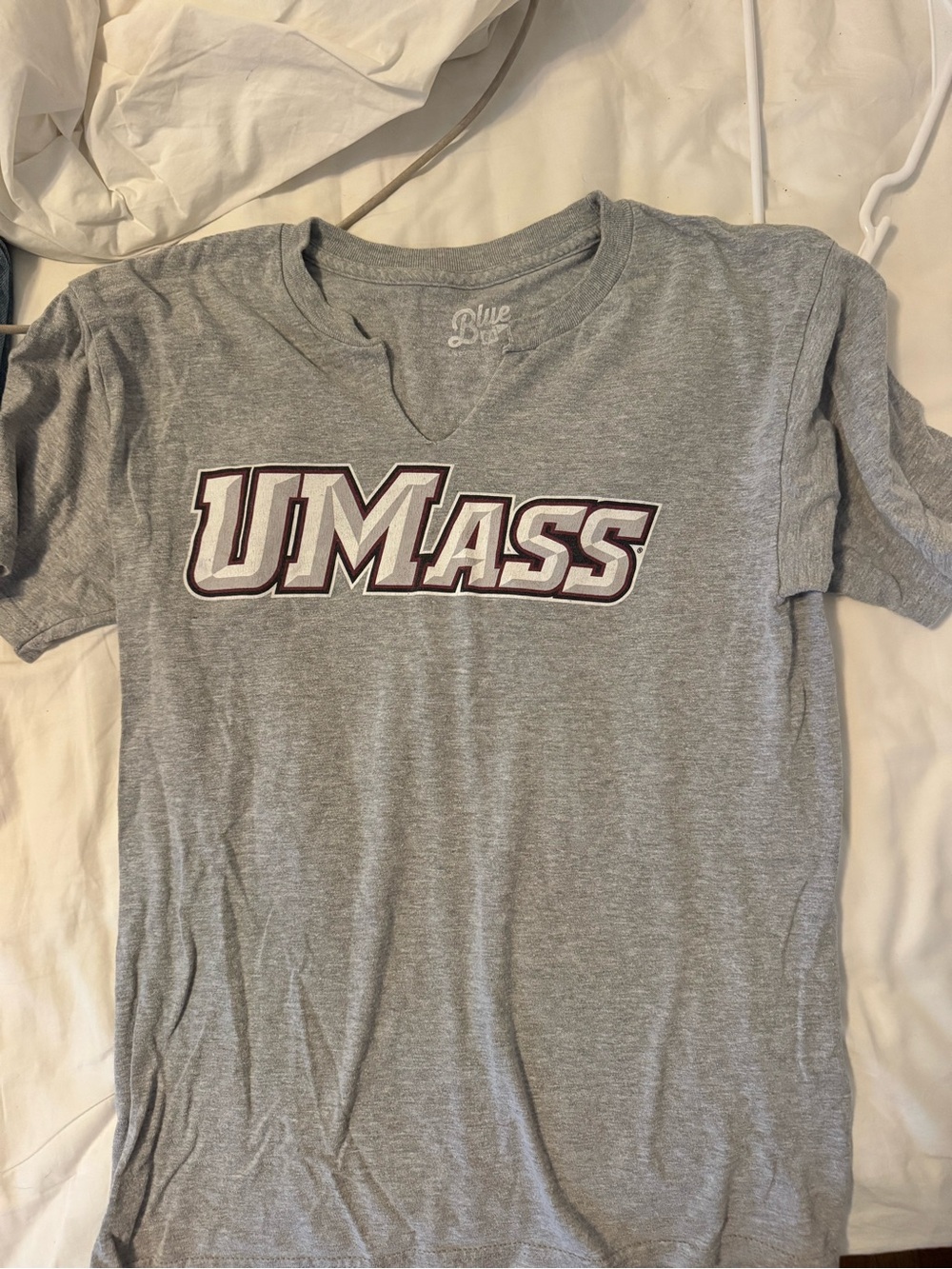 UMass Gray Collegiate Tee by Olive - Men's Short Sleeve Shirt
